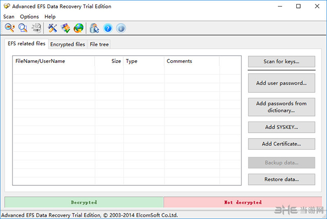 AdvancedEFSDataRecovery软件界面截图