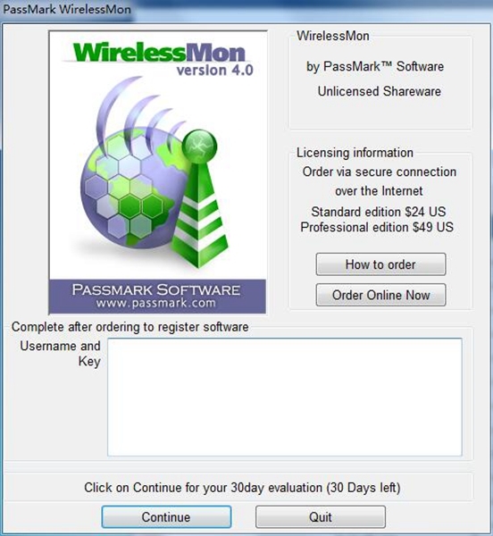 PassMark WirelessMon软件截图1