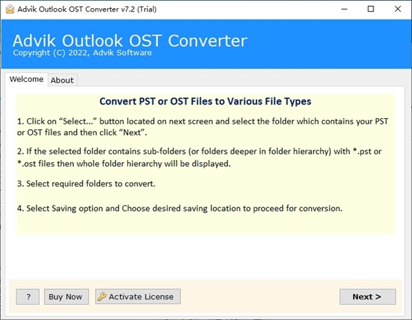 Advik Outlook OST Converter图片