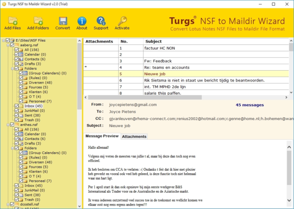 Turgs NSF to Maildir Wizard图片4