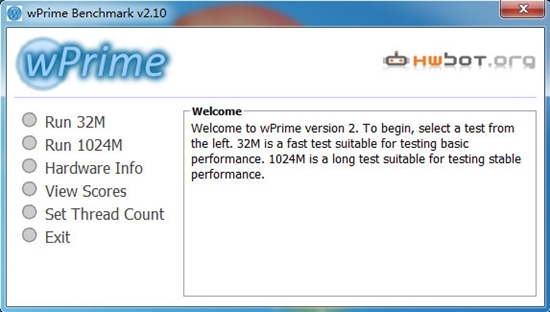 wPrime Benchmark(cpu测试工具)官方版v2.10下载插图