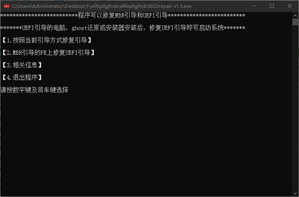 EFI分区修复工具图片