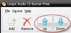 Leapic Audio CD Burner Free软件图片3