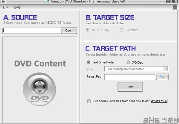 Amazon DVD Shrinker软件截图1