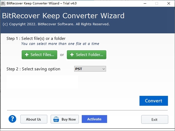 BitRecover Keep Converter Wizard图片