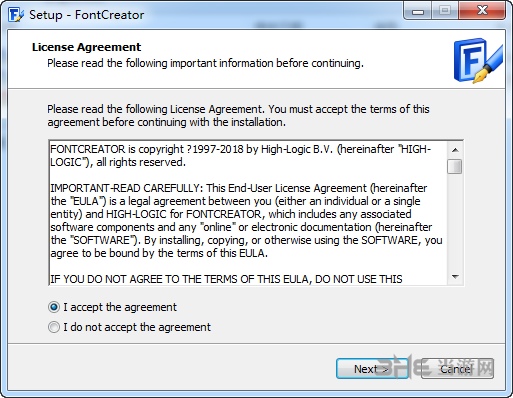 FontCreator安装步骤图片1