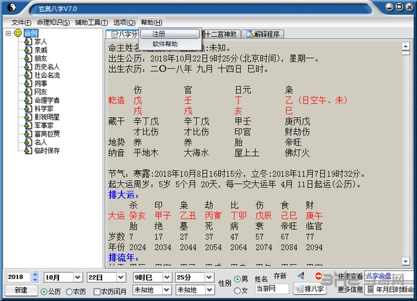 玄奥八字免费版注册破解图片1