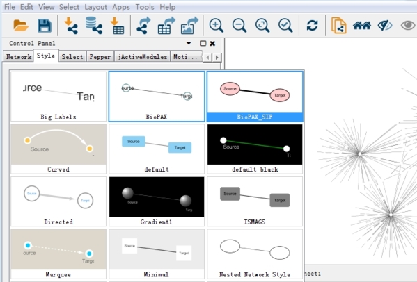 Cytoscape网络图美化4