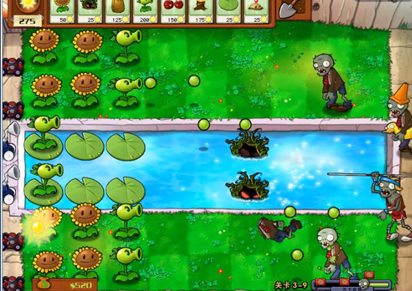 植物大战僵尸2010年度版游戏截图