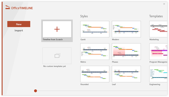 office timeline软件图片