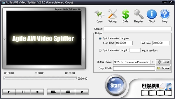 Agile AVI Video Splitter图片1