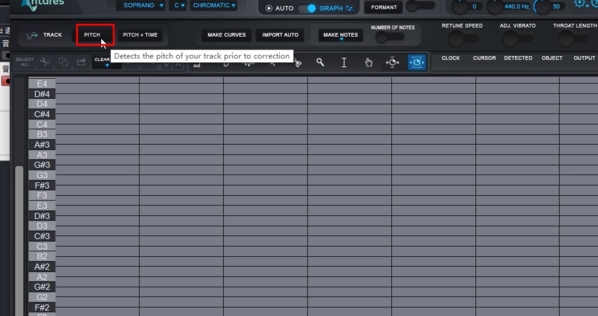 AutoTune pro手动调音图
