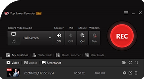 iTop Screen Recorder Pro截图