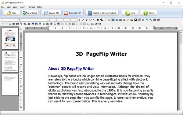 3DPageFlip Writer图片