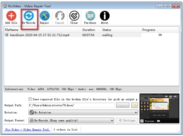Video Repair Tool (视频修复软件)官方版v1.0下载插图4