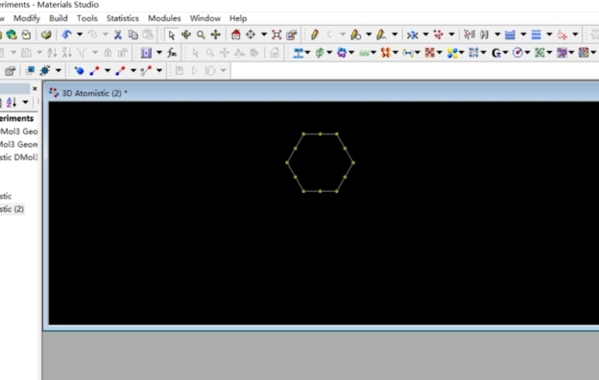 materials studio画苯环教程图4