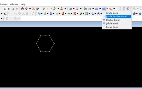 materials studio画苯环教程图6