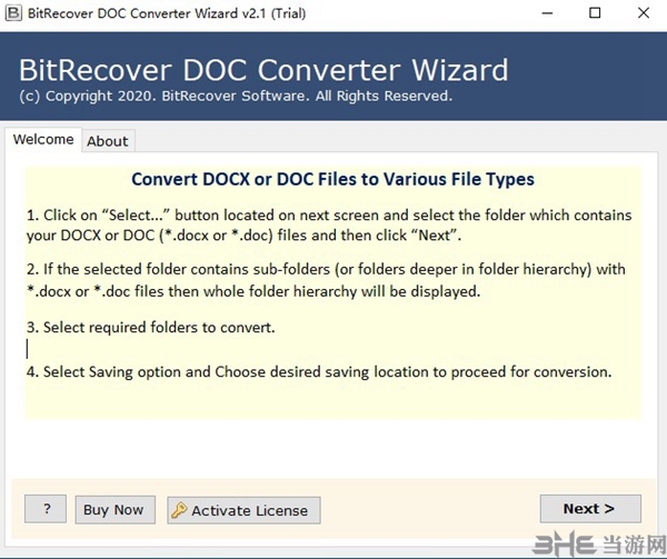 BitRecover DOC Converter Wizard软件截图2