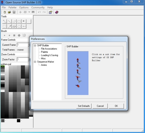 SHP Builder汉化版|SHP Builder (RA2模型绘制软件)最新绿色版v3.35下载插图2
