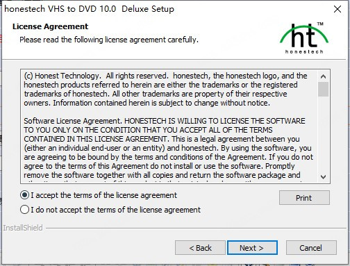 honestech VHS to DVD安装教程3