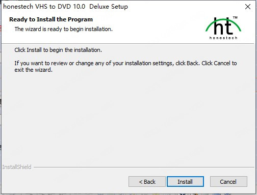 honestech VHS to DVD安装教程6
