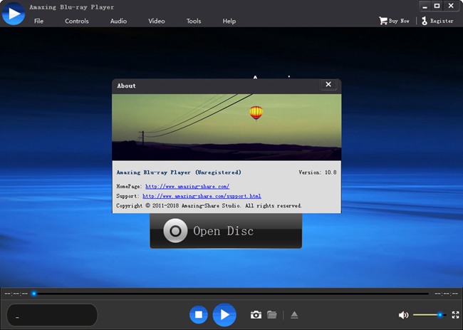 Amazing Blu-ray Player图