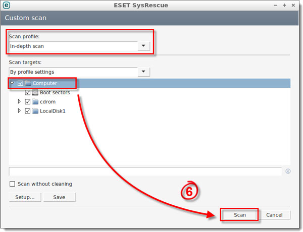 ESET SysRescue Live截图