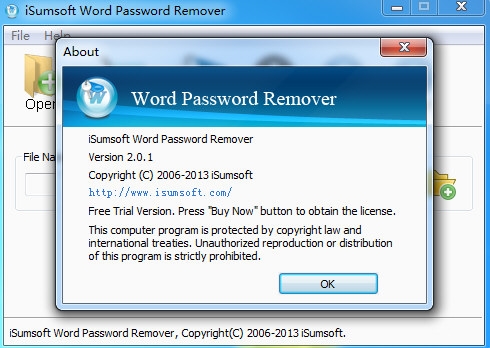 iSumsoft Word Password Remover (word密码破解工具)官方版v3.1.1下载插图1