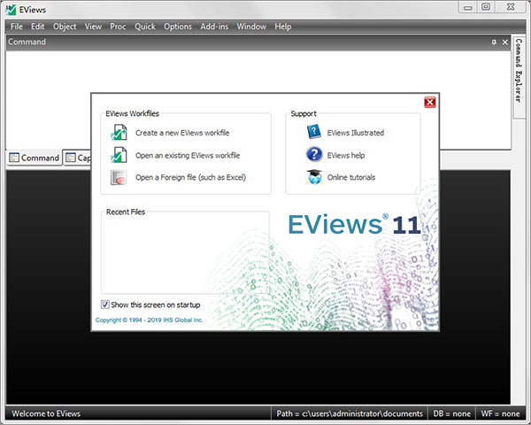 EViews11破解版下载|EViews11破解版 免费版v11.0下载插图1