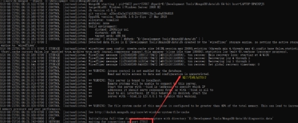 MongoDB环境搭建界面2