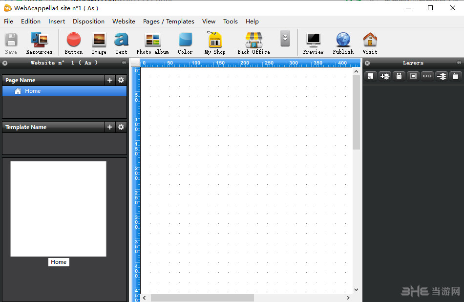 WebAcappella4 (可视化网页制作软件)免费版v4.6.14下载
