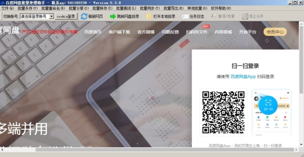 百度网盘批量处理助手软件图片1