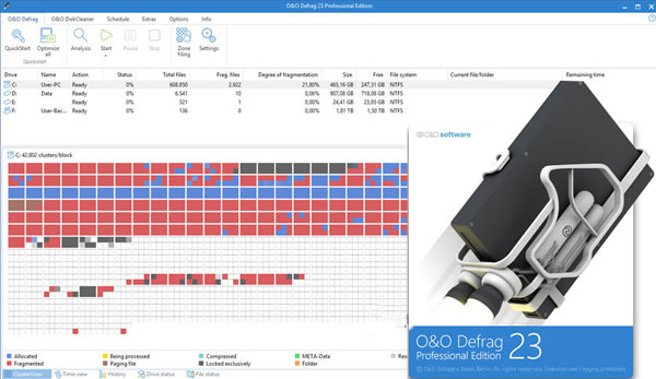 O＆O Defrag Workstation截图