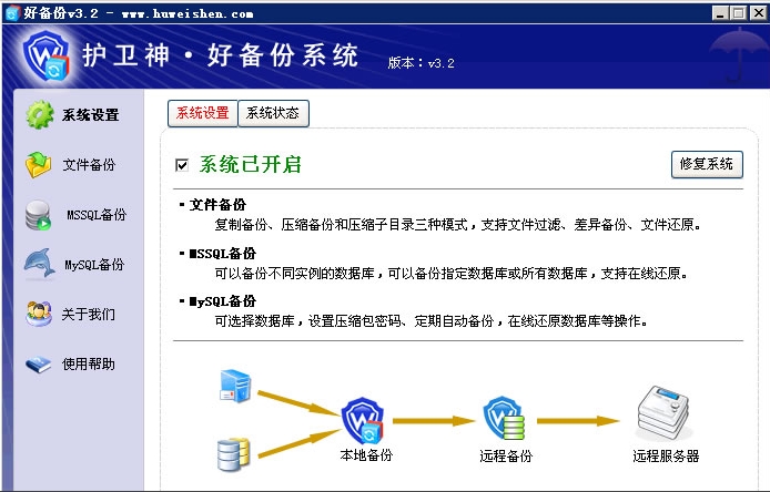 护卫神好备份系统