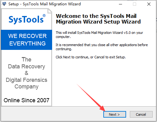 SysTools Mail Migration wizard图片