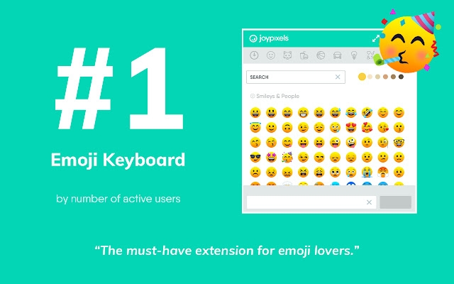 Emoji Keyboard by JoyPixels插件下载|Emoji Keyboard by JoyPixels Chrome拓展 最新版v7.0.0下载