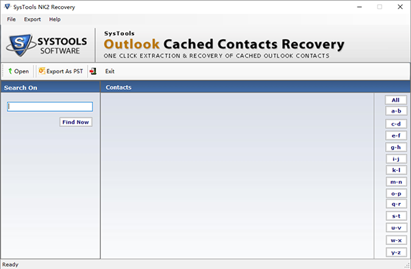 SysTools Outlook Cached Contacts Recovery图片