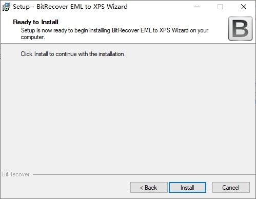 BitRecover EML to XPS Wizard图片6