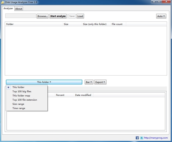 Disk Usage Analyzer Free(磁盘使用率分析软件)官方版v1.9下载插图2