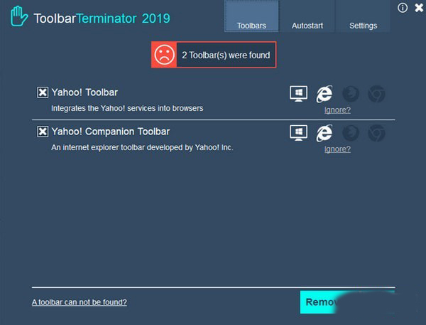 Abelssoft ToolbarTerminator图