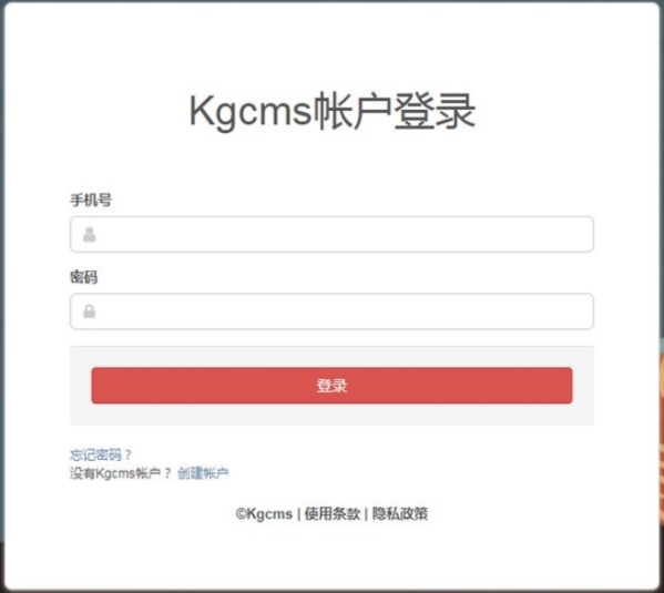 KGCMS软件图片
