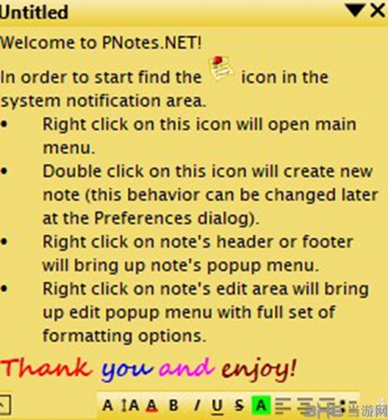 PNotes.NET软件截图1