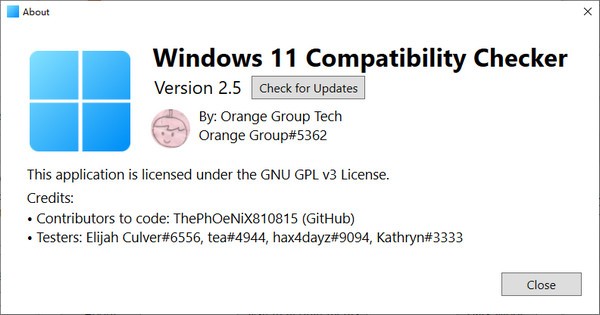 Windows 11 Compatibility Checker图片