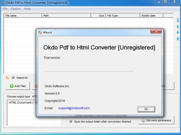 Okdo Pdf to Html Converter软件图片3