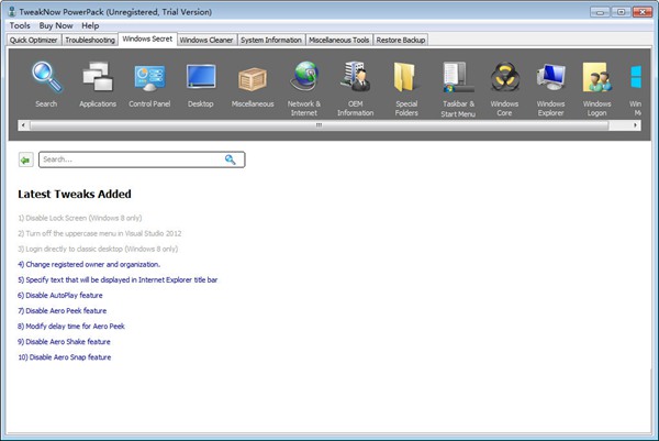 TweakNow PowerPack破解版下载|TweakNow PowerPack免费版 含激活注册码v4.60下载插图2 TweakNow PowerPack破解版图