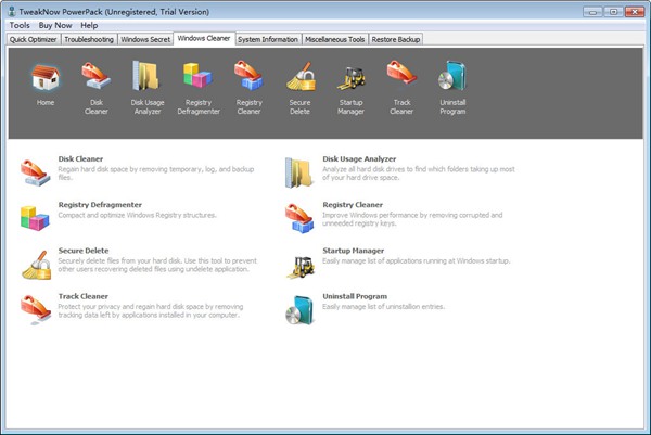 TweakNow PowerPack破解版下载|TweakNow PowerPack免费版 含激活注册码v4.60下载插图3 TweakNow PowerPack破解版图