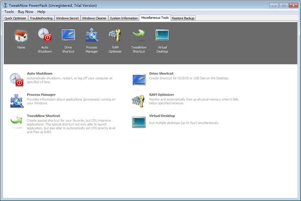TweakNow PowerPack破解版下载|TweakNow PowerPack免费版 含激活注册码v4.60下载插图5 TweakNow PowerPack破解版图