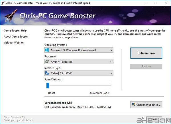 Chris-PC Game Booster图片