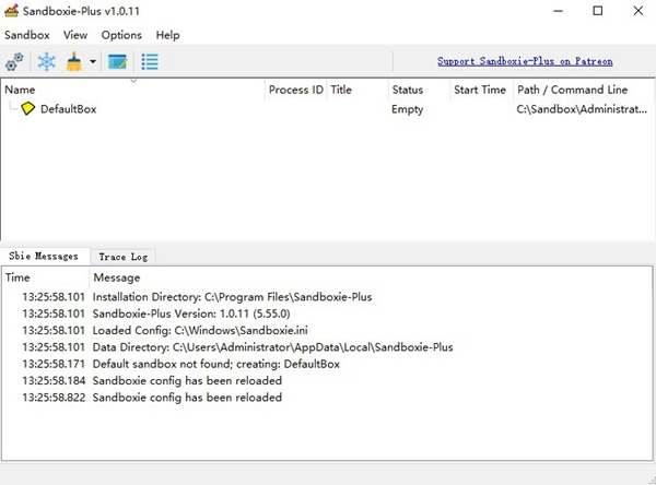 Sandboxie Plus软件截图1