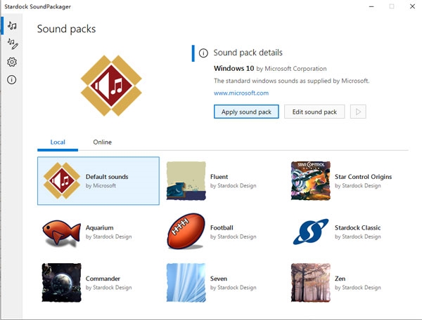Stardock SoundPackager截图